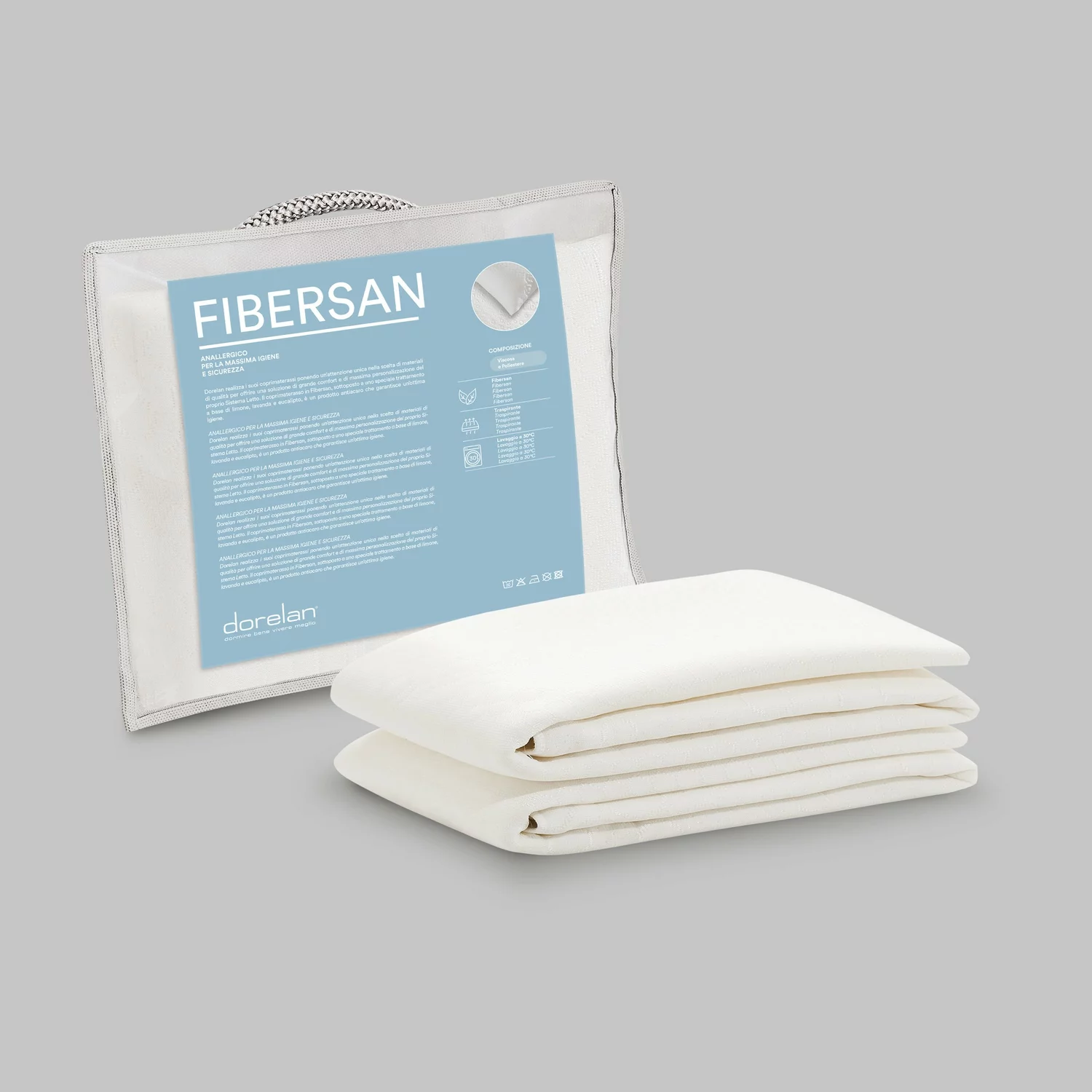 Copricuscino Fibersan: in viscosa e microfibra | DORELAN