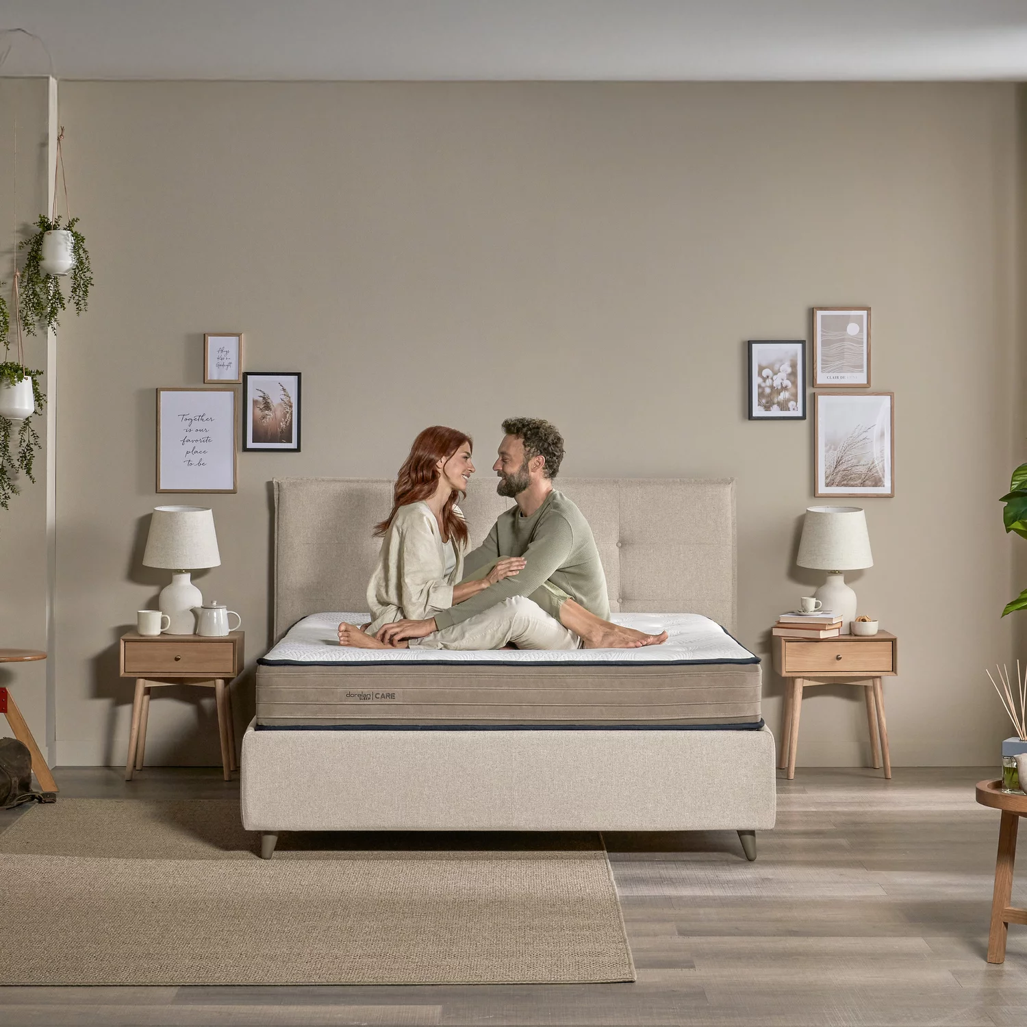 Materasso Lyra: molle indipendenti e imbottitura in fibre naturali | DORELAN